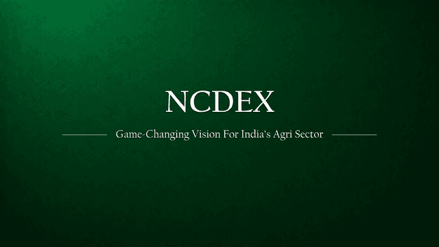 Revolutionizing India’s Agri Scene: NCDEX’s Game-Changing Vision