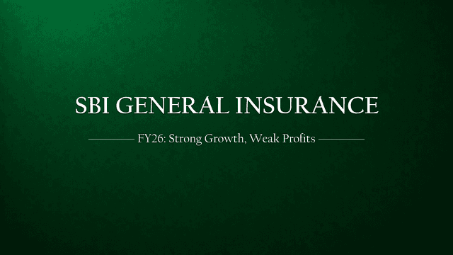 SBI General Insurance FY26: Strong Growth, Profits Still Lagging