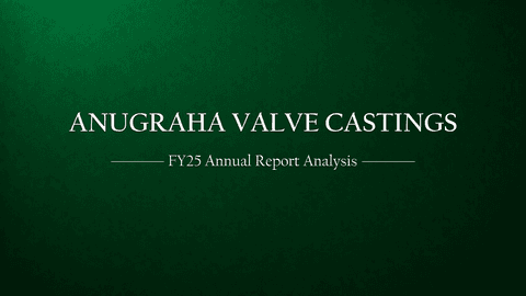 Anugraha Valve Castings Limited (AVCL) – Comprehensive Analysis of FY 2024-2025 Annual Report