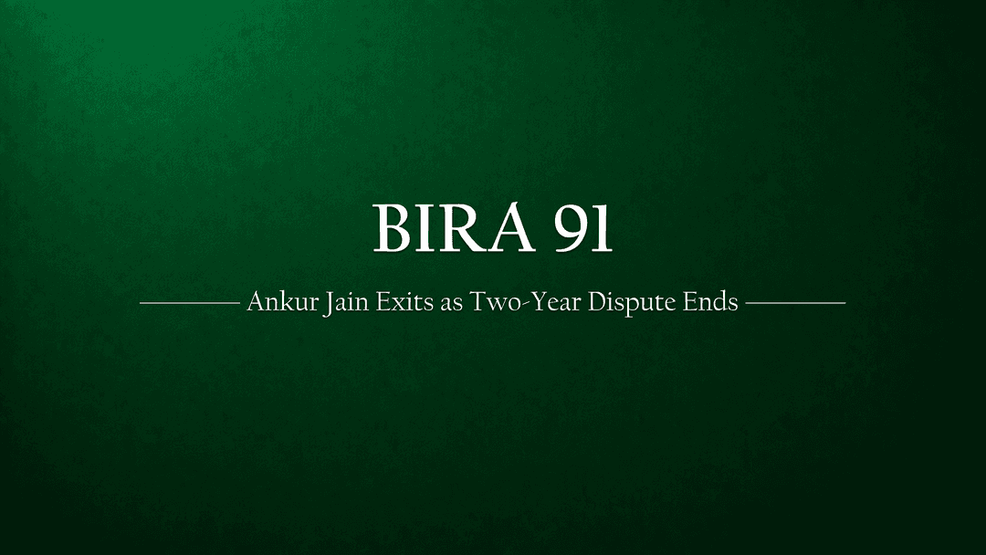 Bira 91's Endgame: Founder Ankur Jain Exits the Board as a Two-Year War Ends