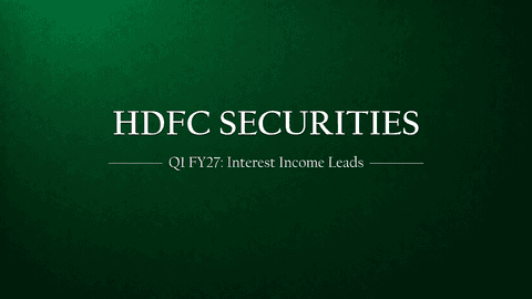 HDFC Securities Q1 FY27: Interest Income Overtakes Broking