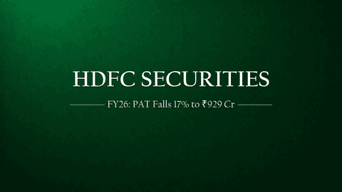 HDFC Securities FY26 Results Out: PAT Falls 17% to ₹929 Cr — What It Means for Unlisted Share Investors