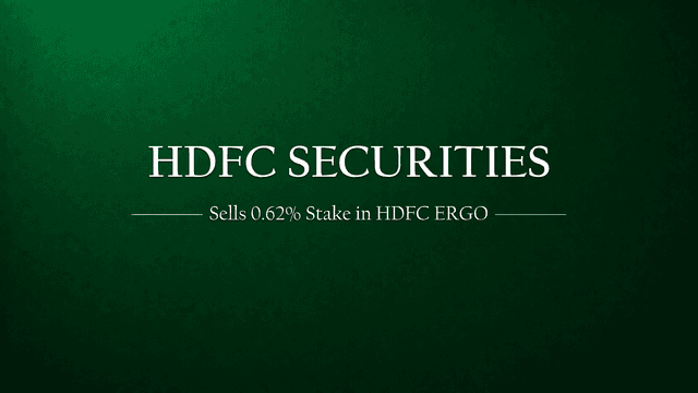 HDFC is selling 0.62% stakes of HDFC ERGO at Rs.562 per share