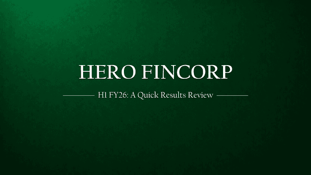 Hero FinCorp H1 FY26 Results: A Quick Review for Unlisted Share Investors
