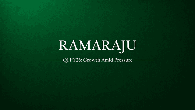 Ramaraju Surgical Cotton Mills Limited Q1 FY26 Results: Growth in Textiles, Profitability Pressures Persist