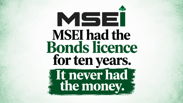 MSE had the licence for ten years. It never had the money