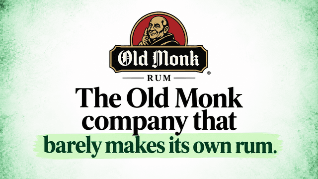 The Old Monk company that barely makes its own rum