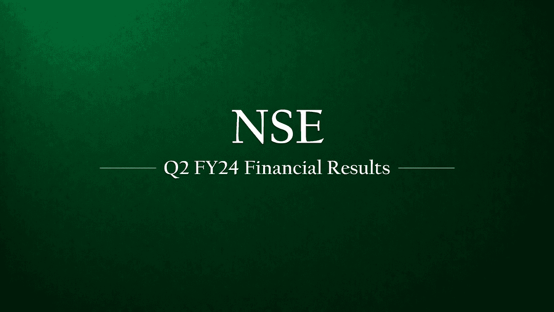 NSE Q2FY24 Financial Results