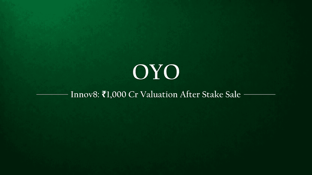 Innov8’s Strategic Stake Sale at ₹1,000 Crore Valuation