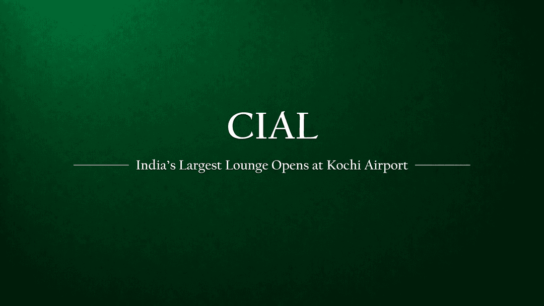 India's Largest Airport Lounge Set to Open at Kochi Airport