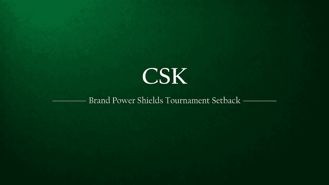 A Season Off the Field: CSK's Brand Power Shields Against Tournament Setback
