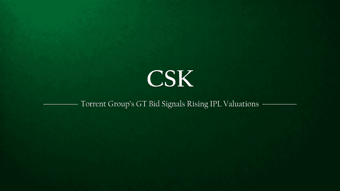 Torrent Group's Bid for Gujarat Titans Marks Rising Valuation of IPL Franchises