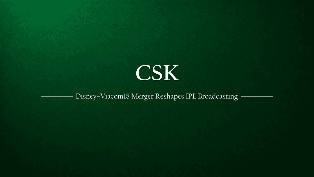 The Strategic Merger: Disney Star and Viacom18 Reshaping the IPL Broadcasting Landscape