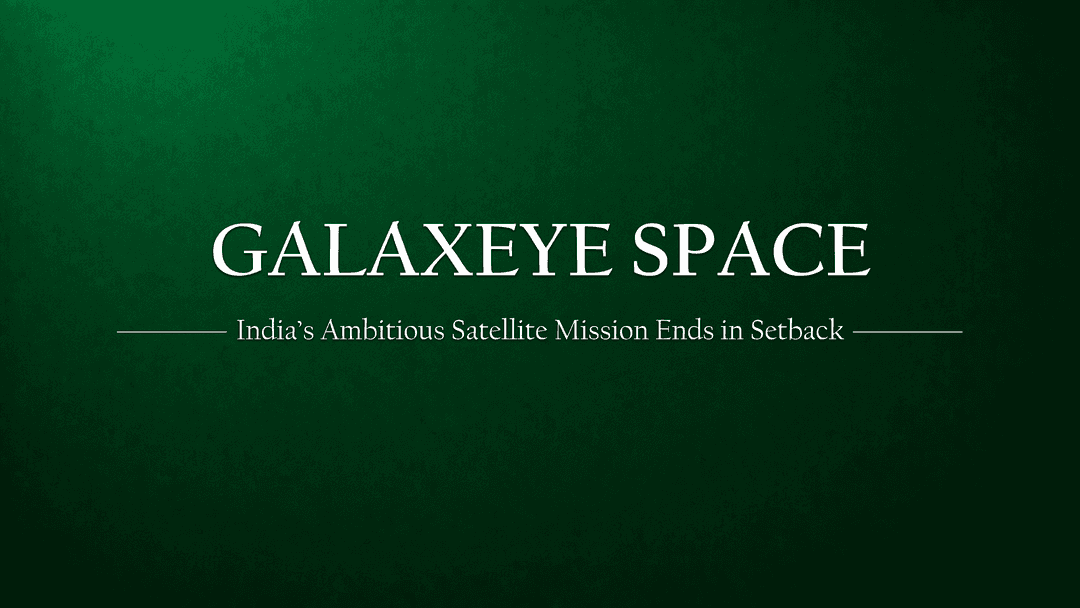 The startup that built India's most ambitious private satellite — and then lost it