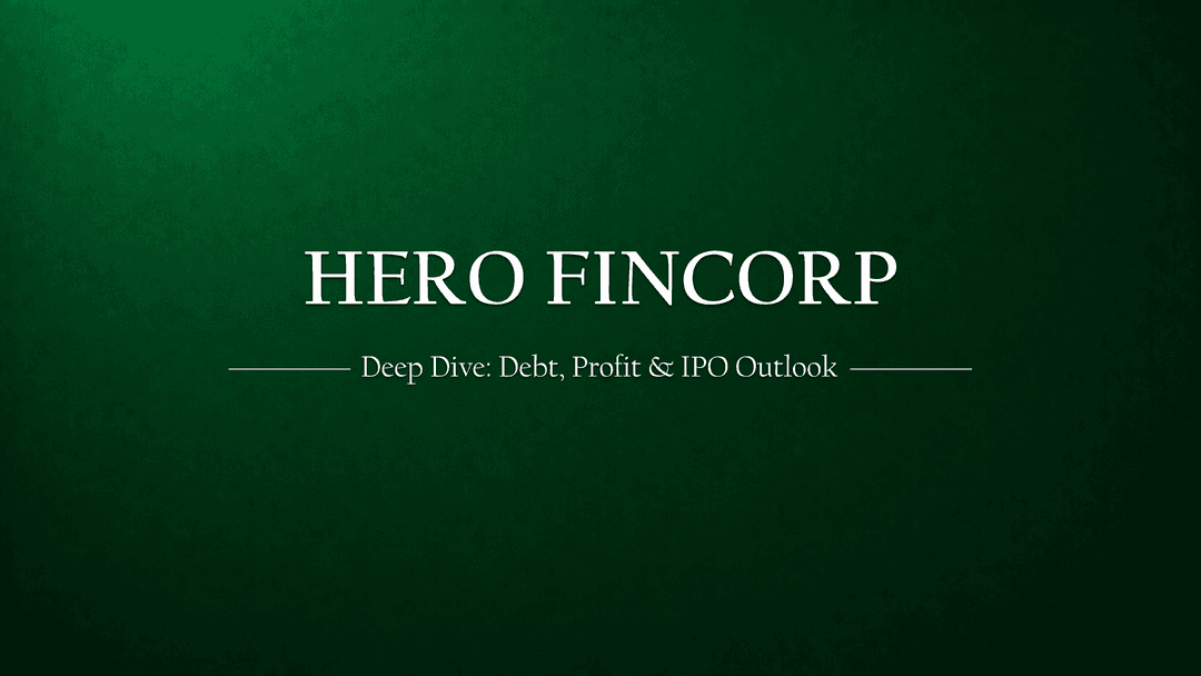 Hero FinCorp Deep Dive: High Debt, Low Profit—Is the IPO Worth It?