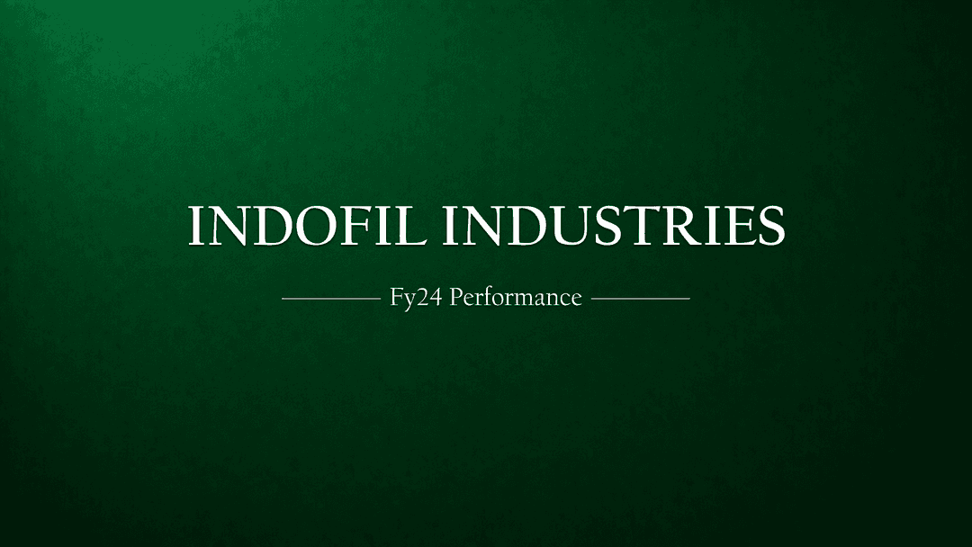 Indofil Industries Fy24 Performance