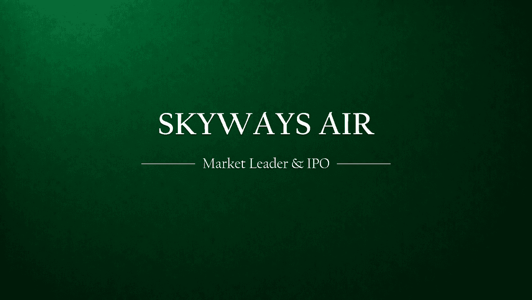 Skyways Air Services Limited: Soaring with Market Leadership and a Landmark IPO