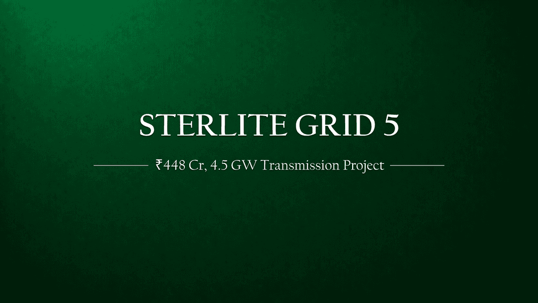 ⚡ Sterlite Grid Secures ₹448 Cr Transmission Project to Evacuate 4.5 GW RE from Ananthapur-II: Boosting India's Green Energy Grid