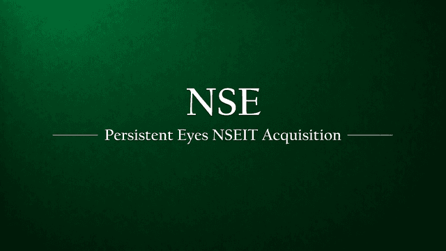 Persistent Systems in Strategic Talks to Acquire NSE's Subsidiary NSEIT