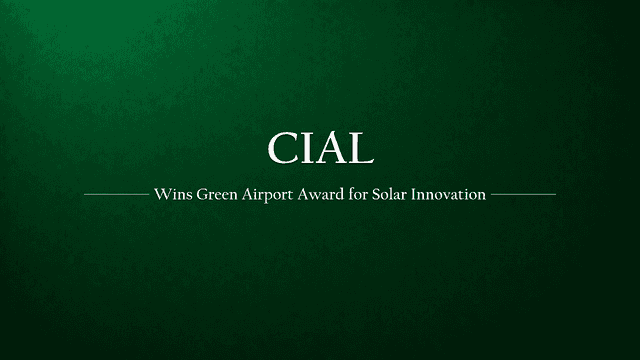 CIAL Shines Globally with Green Airports Recognition for Solar Innovation