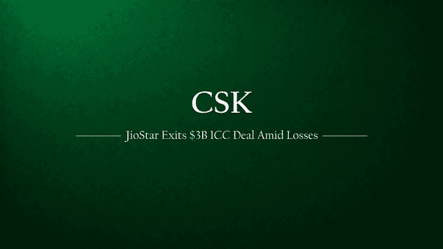BREAKING NEWS: JioStar Abandons $3 Billion ICC Deal Amid Massive Losses - IPL's Future Valuation in Jeopardy