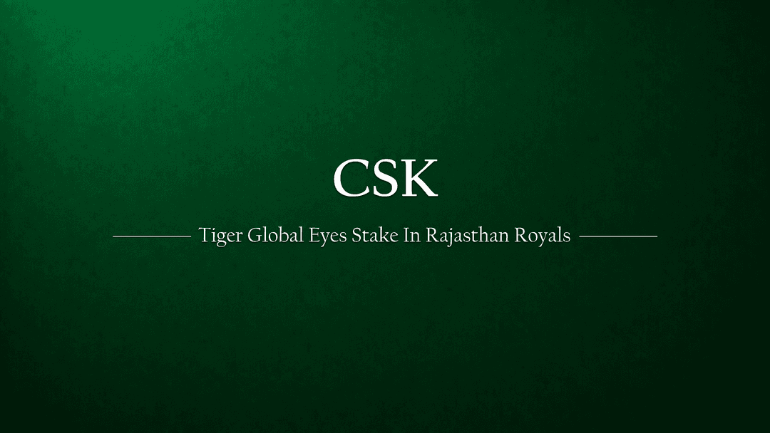Tiger Global Explores Investment in Rajasthan Royals IPL Franchise