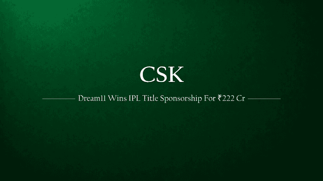 Dream11 gets IPL title sponsorship this year for 222 Crores