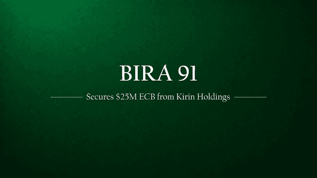 Bira 91 has secured a $25 million ECB from Kirin Holdings, raising a total of $50 million in recent months.