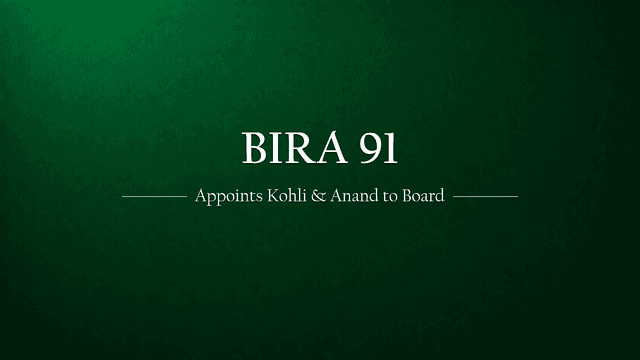 Bira 91 Appoints Kohli and Anand as Board Members