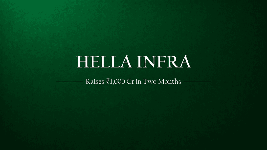 Hella Infra Market Raised ₹1,000 Crore in Two Months. What It Means for the Company