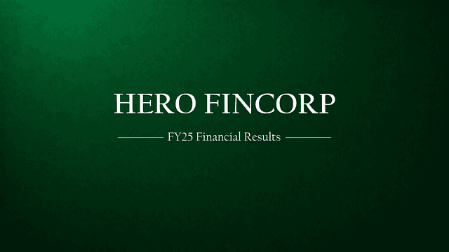 Hero FinCorp FY25 Financial Results