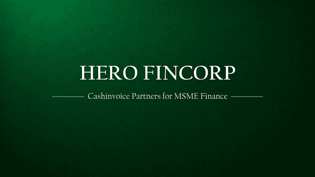 Cashinvoice and Hero Fincorp Collaboration