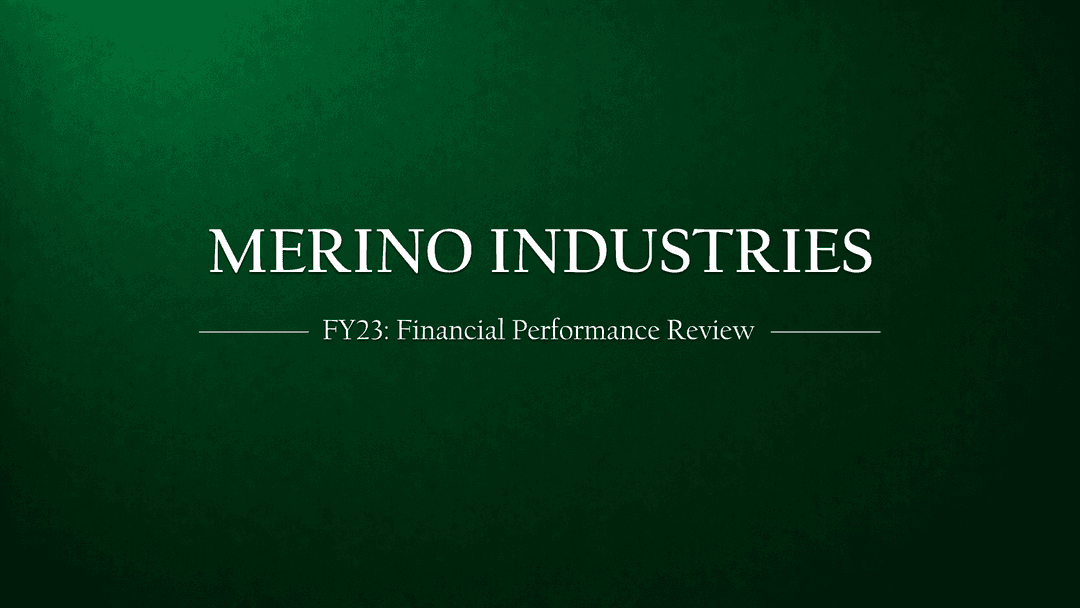 Merino Industries Limited: Financial Review for FY 2022-23
