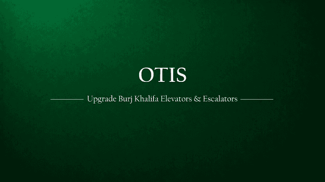 Otis wins project to Upgrade Elevators and Escalators in Burj Khalifa