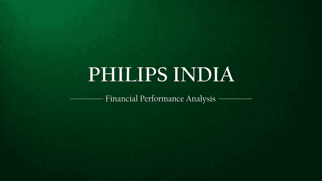 Philips India Limited –FY25 Financial Performance Analysis