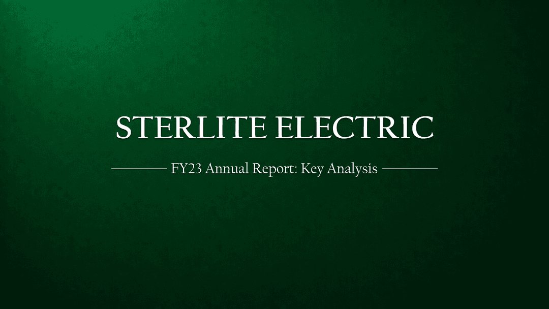 Sterlite Power Unlisted Share Annual Report 2022-23 Analysis
