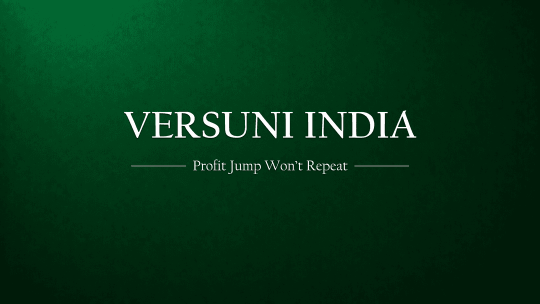 Versuni India at ₹750: The 38.7% Profit Jump That Won't Happen Again