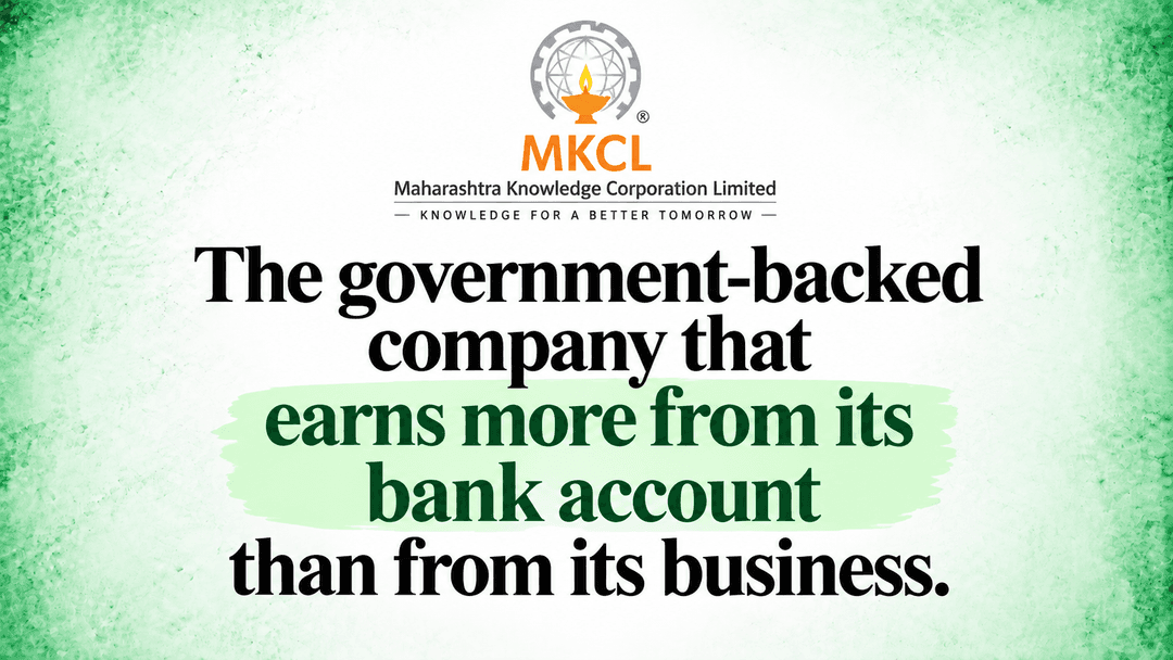The government-backed company that earns more from its bank account than from its business