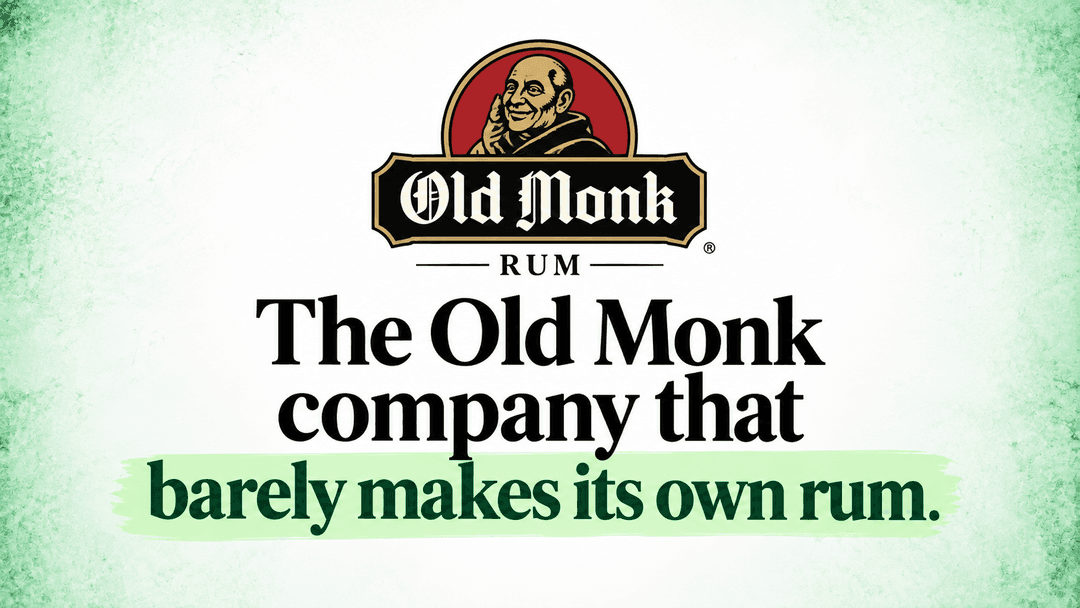 The Old Monk company that barely makes its own rum