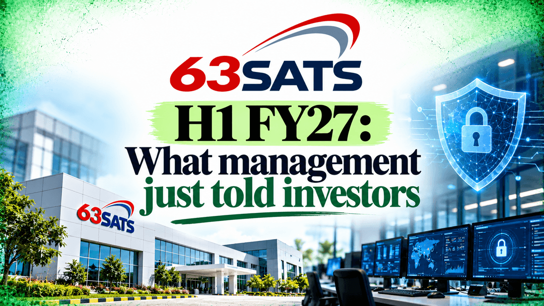 63SATS H1 FY27: What management just told investors